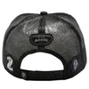 ZDLE03 AMAZE-IN ZODIAC LEO ROPE SPONGE TRUCKER [WHITE/BLACK]