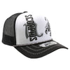 ZDSC03 AMAZE-IN ZODIAC SCORPIUS ROPE SPONGE TRUCKER [WHITE/BLACK]