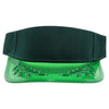 PB317 Pitbull Cambridge Transparent Bayleaf Sun Visor [Dark Green]