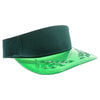 PB317 Pitbull Cambridge Transparent Bayleaf Sun Visor [Dark Green]