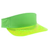 PB317 Pitbull Cambridge Transparent Bayleaf Sun Visor [Neon Green]