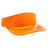 PB317 Pitbull Cambridge Transparent Bayleaf Sun Visor [Orange]