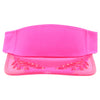 PB317 Pitbull Cambridge Transparent Bayleaf Sun Visor [Neon Pink]