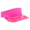 PB317 Pitbull Cambridge Transparent Bayleaf Sun Visor [Neon Pink]