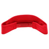 PB317 Pitbull Cambridge Transparent Bayleaf Sun Visor [Red]