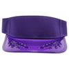 PB317 Pitbull Cambridge Transparent Bayleaf Sun Visor [Purple]