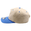 PB286 Five Panel Khaki Two-Tone Rope Unstructured [Khaki/Royal]