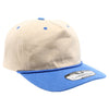 PB286 Five Panel Khaki Two-Tone Rope Unstructured [Khaki/Royal]