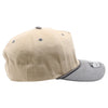 PB286 Five Panel Khaki Two-Tone Rope Unstructured [Khaki/Gray]