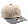 PB286 Five Panel Khaki Two-Tone Rope Unstructured [Khaki/Gray]