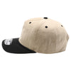 PB286 Five Panel Khaki Two-Tone Rope Unstructured [Khaki/Black]