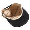 PB286 Five Panel Khaki Two-Tone Rope Unstructured [Khaki/Black]