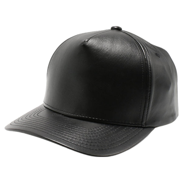 PB282 PU Leather 5 Panel High Frame [Black]