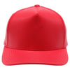 PB282 PU Leather 5 Panel High Frame [Red]