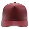 PB282 PU Leather 5 Panel High Frame [Burgundy]