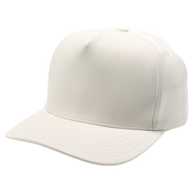 PB282 PU Leather 5 Panel High Frame [Cream]