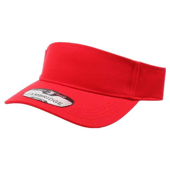 PB276 Pitbull Cambridge Plain Sun Visor [Red]