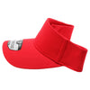 PB276 Pitbull Cambridge Plain Sun Visor [Red]