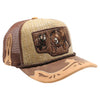 Straw Amaze In Animal Bear Hat (Khaki/Brown)