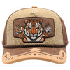 Straw Amaze In Animal Tiger Hat (Khaki/Brown)