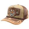 Straw Amaze In Animal Tiger Hat (Khaki/Brown)