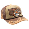 Straw Amaze In Animal Tiger Hat (Khaki/Brown)