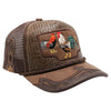 Straw Amaze In Animal Rooster Hat (Brown)