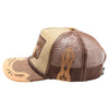 Straw Amaze In Animal Buffalo Hat (Khaki/Brown)