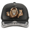 Straw Amaze In Animal Lion Hat (Black)