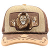 Straw Amaze In Animal Lion Hat (Khaki/Brown)