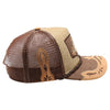 Straw Amaze In Animal Lion Hat (Khaki/Brown)