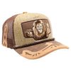 Straw Amaze In Animal Lion Hat (Khaki/Brown)