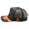 Straw Amaze In Animal Horse Hat (Black/Orange)