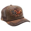 Straw Amaze In Animal Horse Hat (Brown)