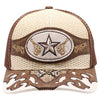 New Straw Star Hat (Beige/Brown)