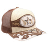 New Straw Star Hat (Beige/Brown)