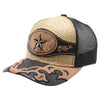 New Straw Star Hat (Khaki/Black)