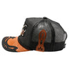 Straw Amaze In Animal Longhorn Hat (Black/Orange)