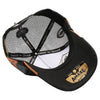 Straw Amaze In Animal Longhorn Hat (Black/Orange)