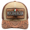 New Straw Michoacan Hat (Khaki/Brown)