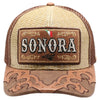 New Straw Sonora Hat (Khaki/Brown)