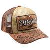 New Straw Sonora Hat (Khaki/Brown)