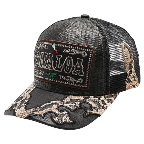 New Straw Sinaloa Hat (Black)