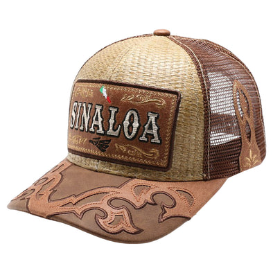 New Straw Sinaloa Hat (Khaki/Brown)