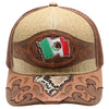 New Straw MX Flag Hat (Khaki/Brown)