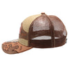 New Straw MX Flag Hat (Khaki/Brown)