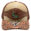 New Straw MX Eagle Hat (Khaki/Brown)