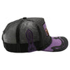 Straw Amaze In Animal Buffalo Hat (Black/Purple)