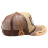 Straw Amaze In Animal Wolf Hat (Khaki/Brown)