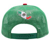 Cambridge Print Visor Rope MX Flag Hat (White/Green/Red)